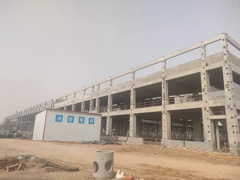 صنعتي اسٽيل بلڊنگ جي تعمير