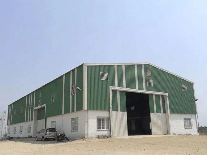 عملي ۽ خوبصورت Prefab ڌاتو گودام بلڊنگ
