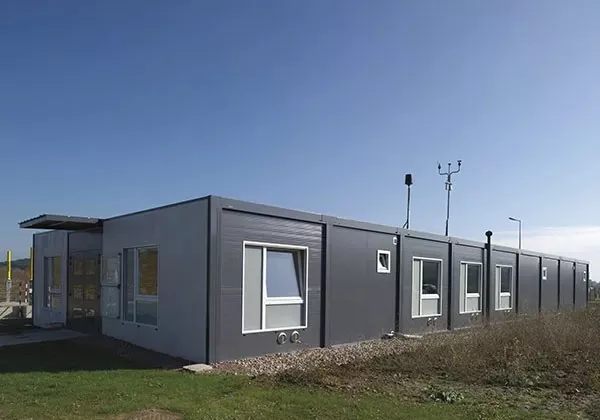 Stackable Prefabricated اسٽيل ڪنٽينر آفيس