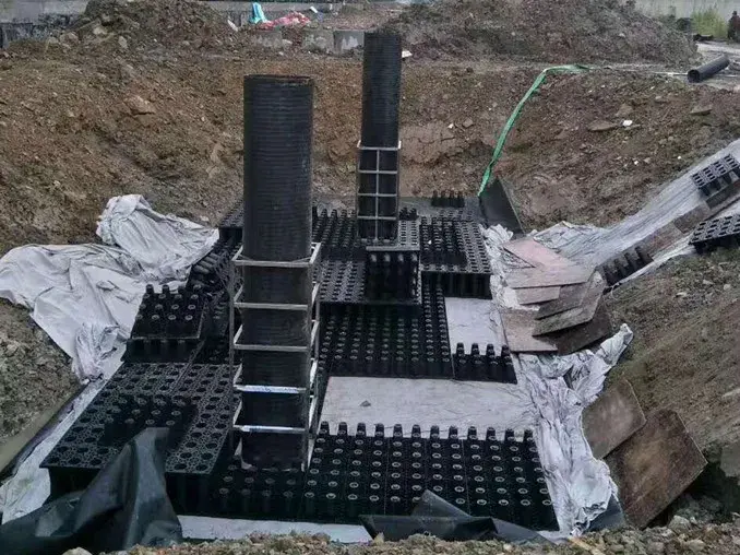 اسٽيل برساتي پاڻي گڏ ڪرڻ جي عمارت